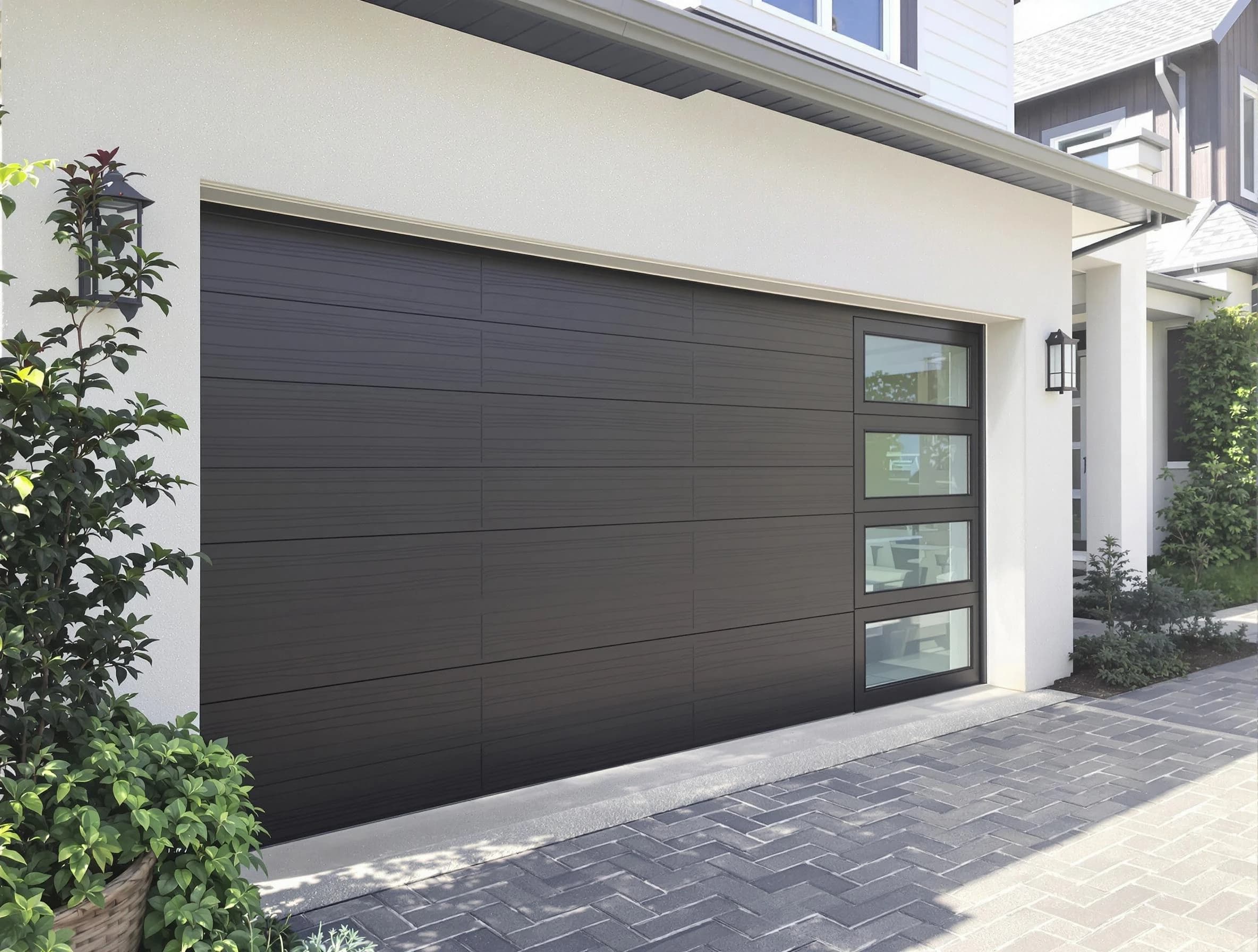 Custom garage door installation by Forest Hills Garage Door Repair in Forest Hills