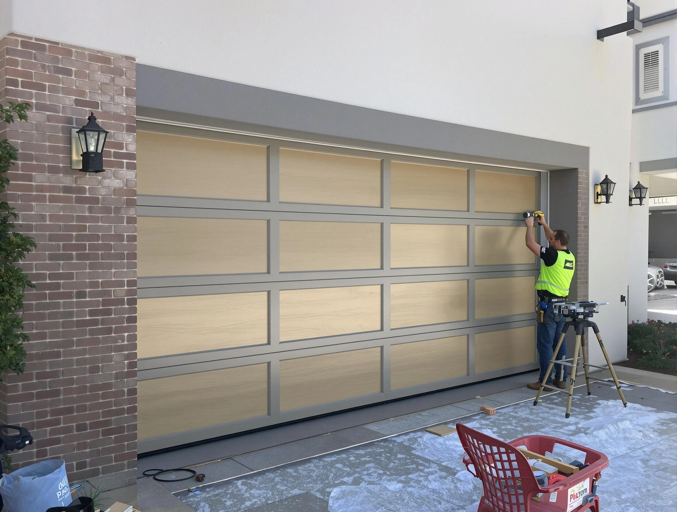 Garage door replacement service by Forest Hills Garage Door Repair in Forest Hills