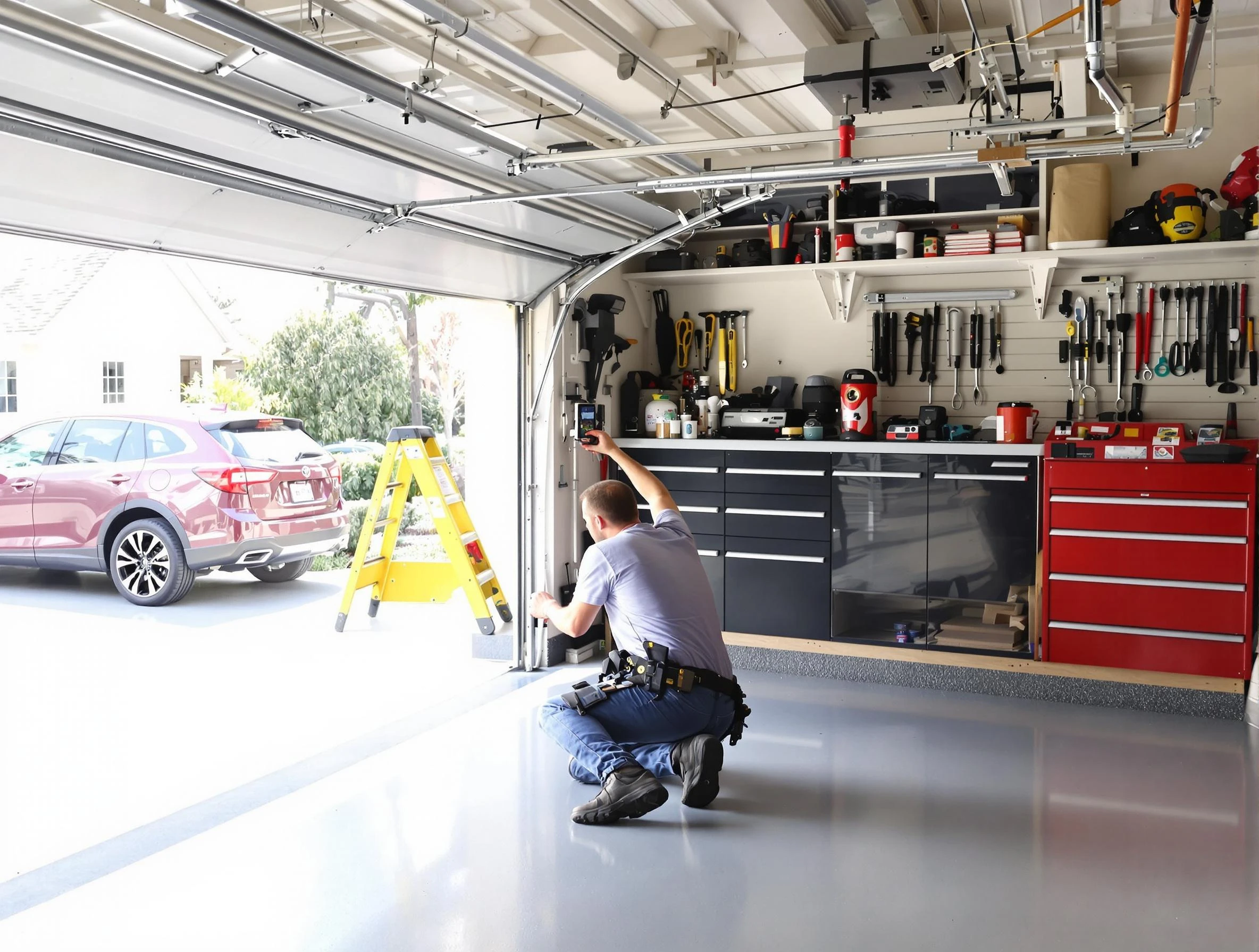 Local garage door repair service by Forest Hills Garage Door Repair in Forest Hills